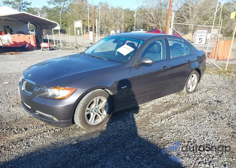 2008 BMW 328I z USA, uszkodzony, nr VIN WBAVA37518NL46205